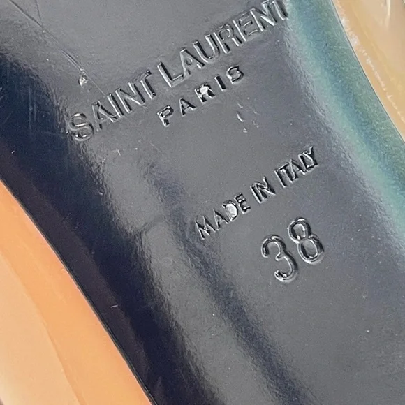 Saint Laurent tan heels size 8 - Picture 8 of 8